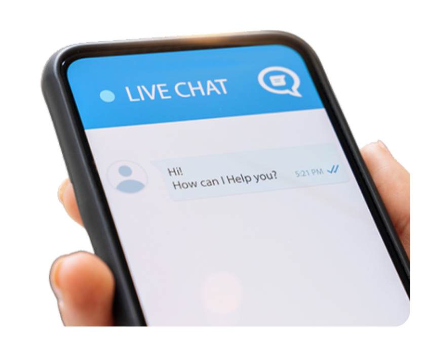 Support Agent Interface on Phone